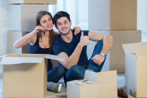 Office removal van support for Canary Wharf business moves