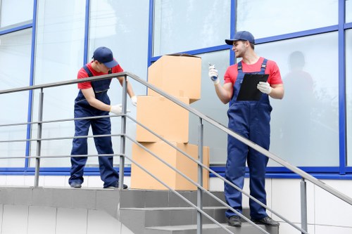 Commercial same day removals for an office move near Canary Wharf