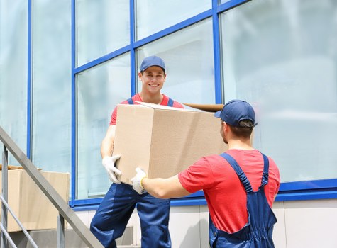 Loading bay and access planning for an office move in Canary Wharf