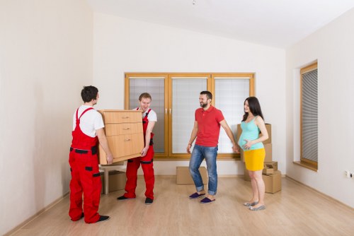 Secure payment illustration for Removal Van Canary Wharf