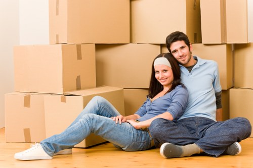 Canary Wharf moving truck for residential and commercial transport