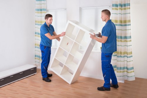 Moving day access and lift coordination for a Canary Wharf high-rise flat